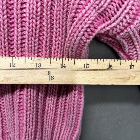 Aeropostale Sweater Womens XS Pink Long Sleeve Pullover Cable Knit - Picture 7 of 7